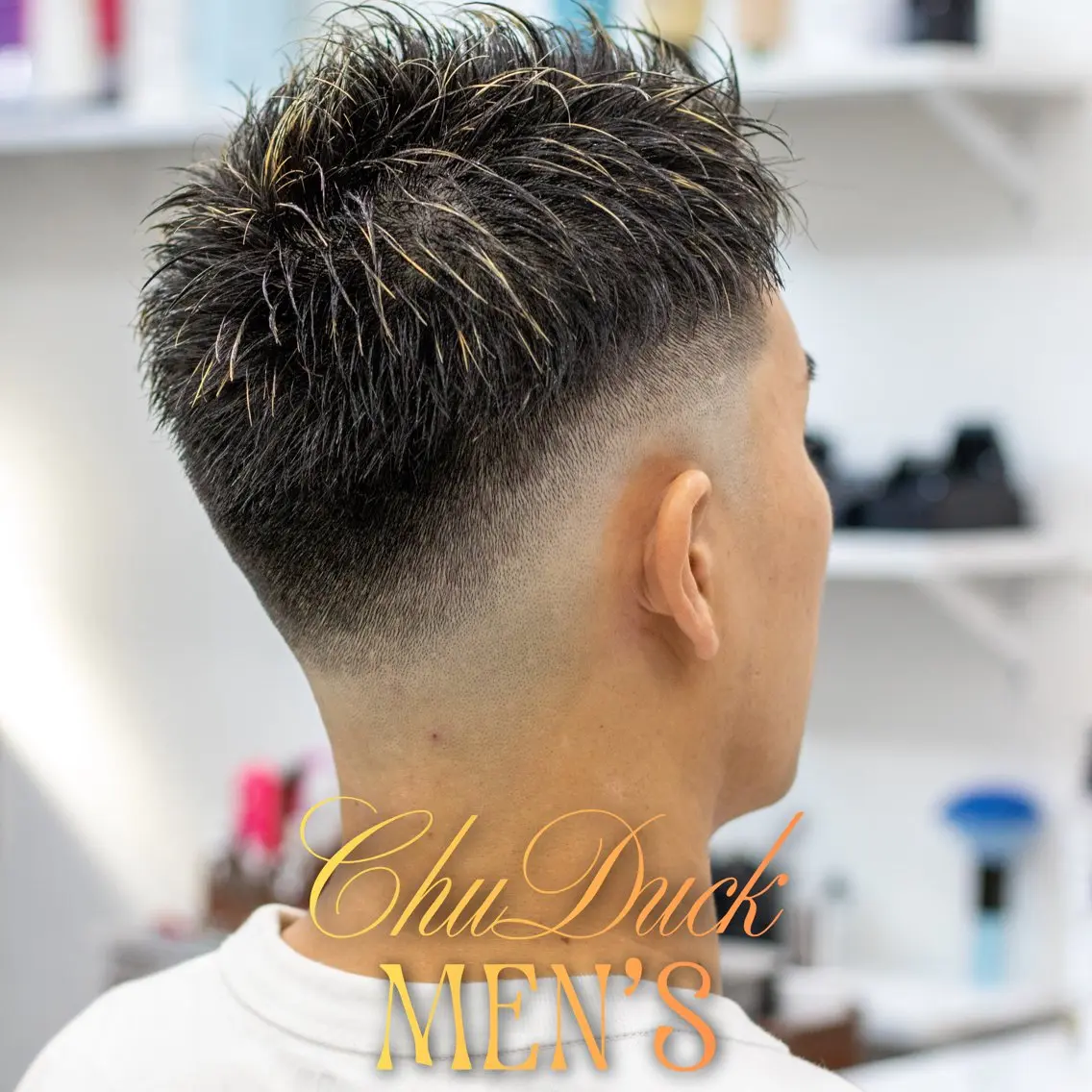 ショート メンズ フェードカット カット フェード×メンズ カット|SHOTAのヘアスタイル