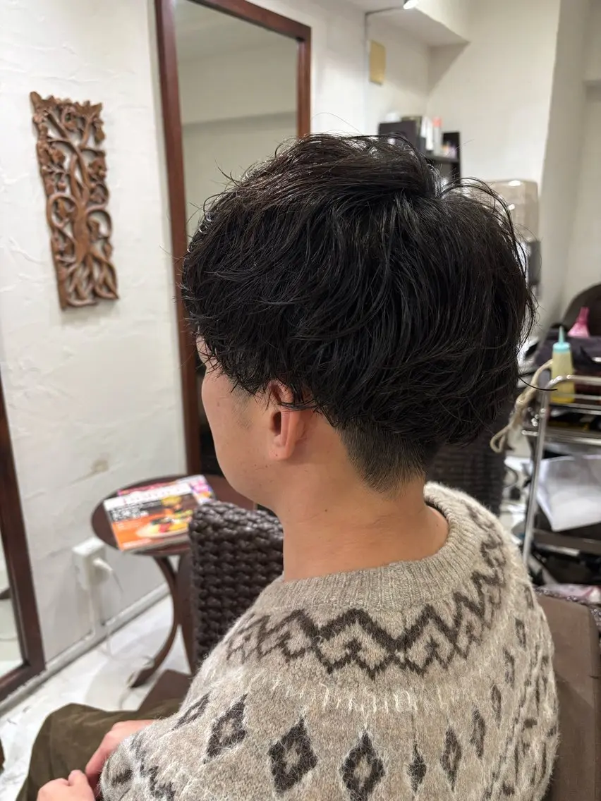 メンズ メンズパーマ sato harunaのヘアスタイル