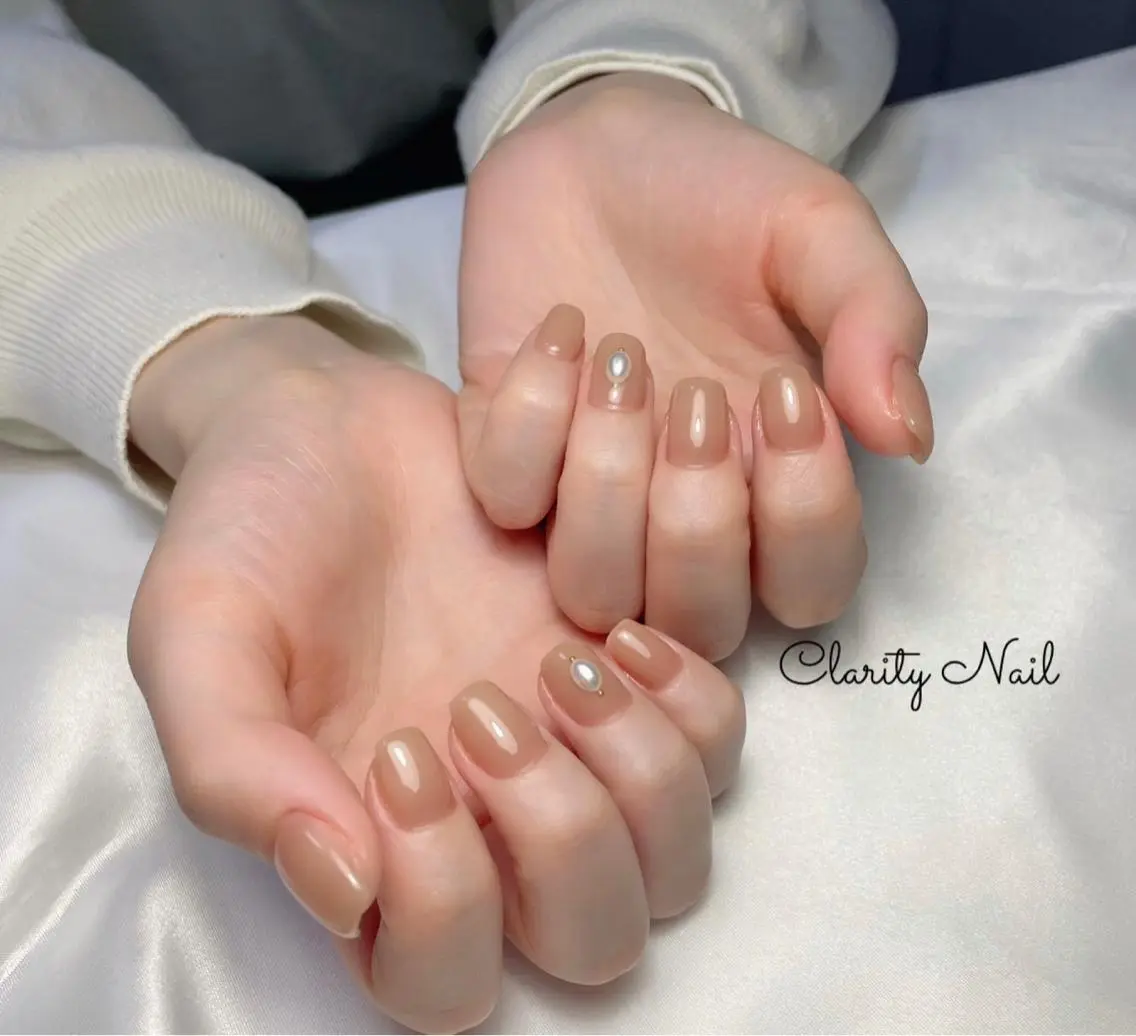 ネイル ワンカラーネイル ハンドネイル Clarity Nailのネイルデザイン