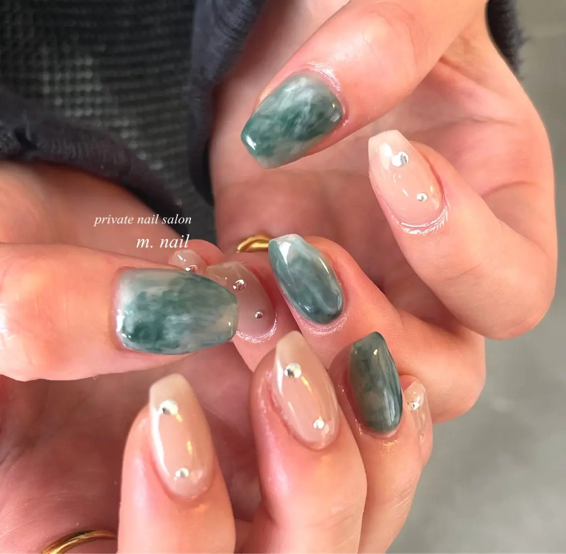 ネイル ニュアンスネイル シンプルネイル m.nail salonのネイルデザイン