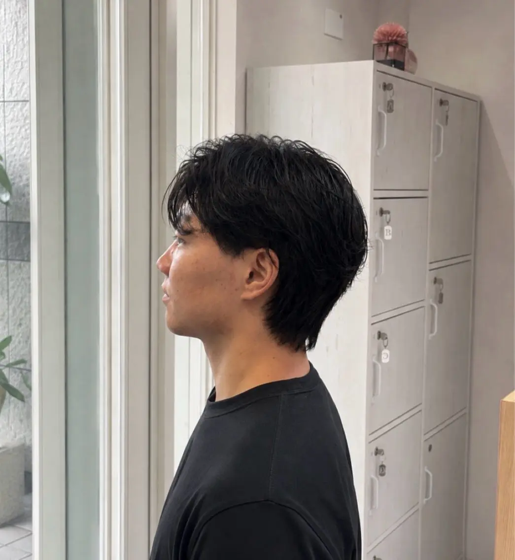 パーマ メンズ メンズパーマ 新澤 そあのヘアスタイル