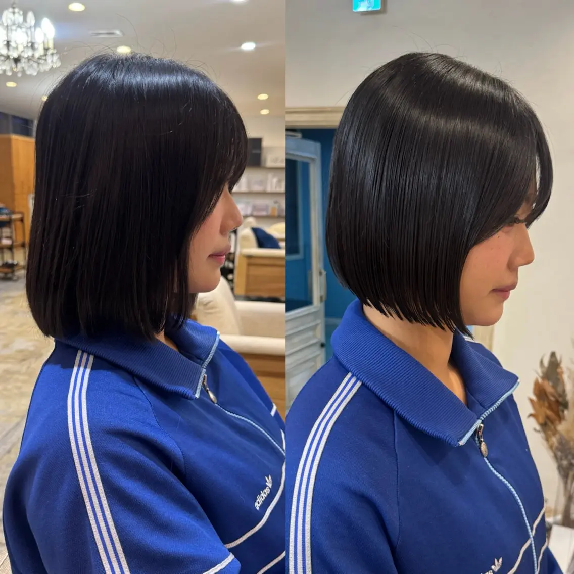 【✂️広がり・うねり対策✂️】収まり重視ボブ＆コーティングトリートメント￥1500の写真
