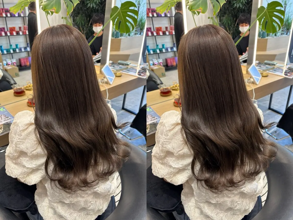 ロング ヘアカラー SAKI⭐️ブリーチ ・艶カラー⭐️のヘアスタイル