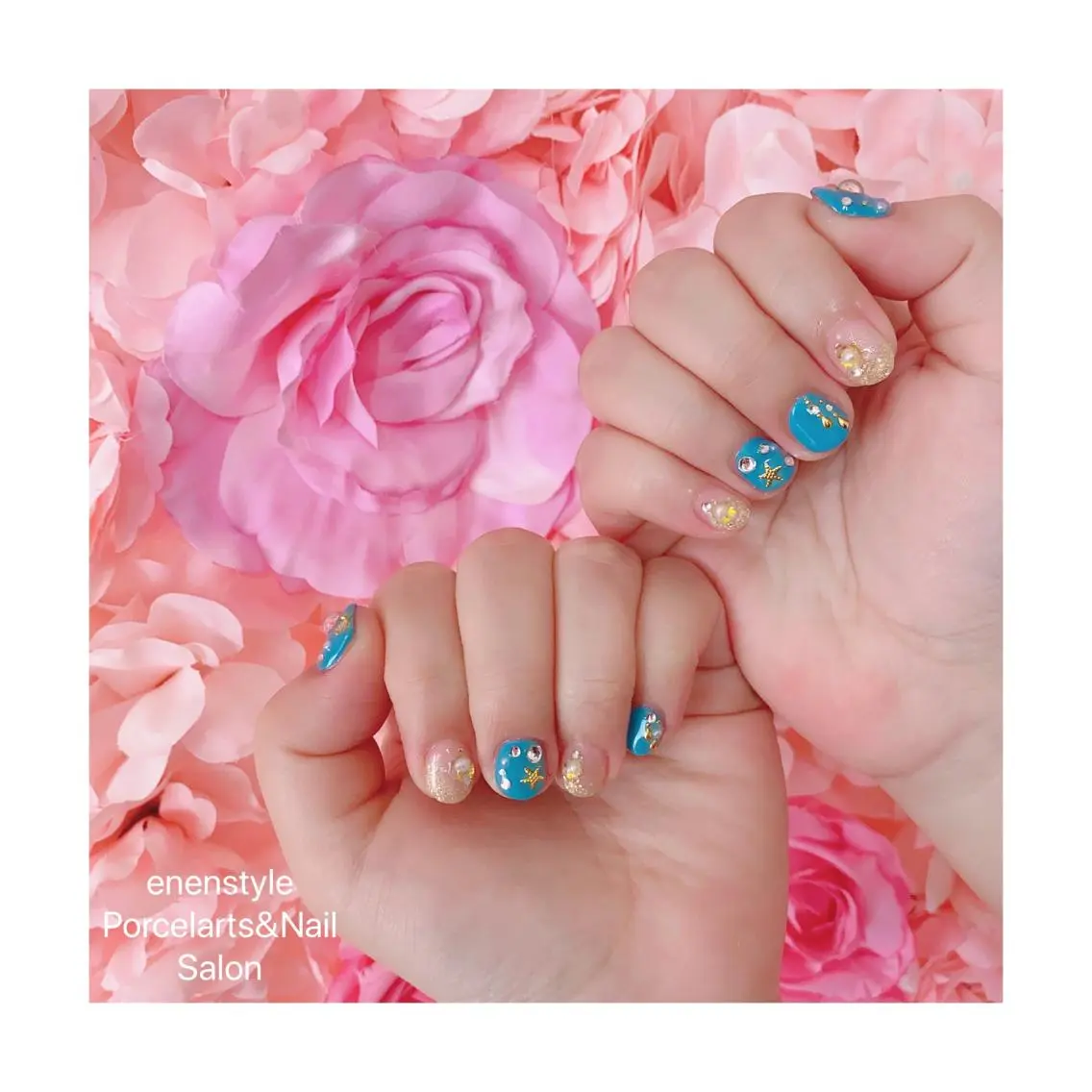 ショート ネイル 🐾enen style 🐾のネイルデザイン