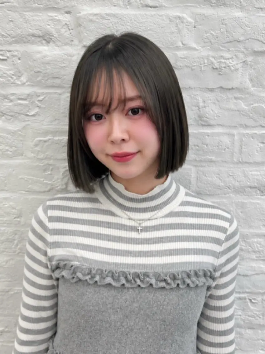 ショート 韓国ヘア🇰🇷／ 艶カラー鈴木萌愛🩶のヘアスタイル