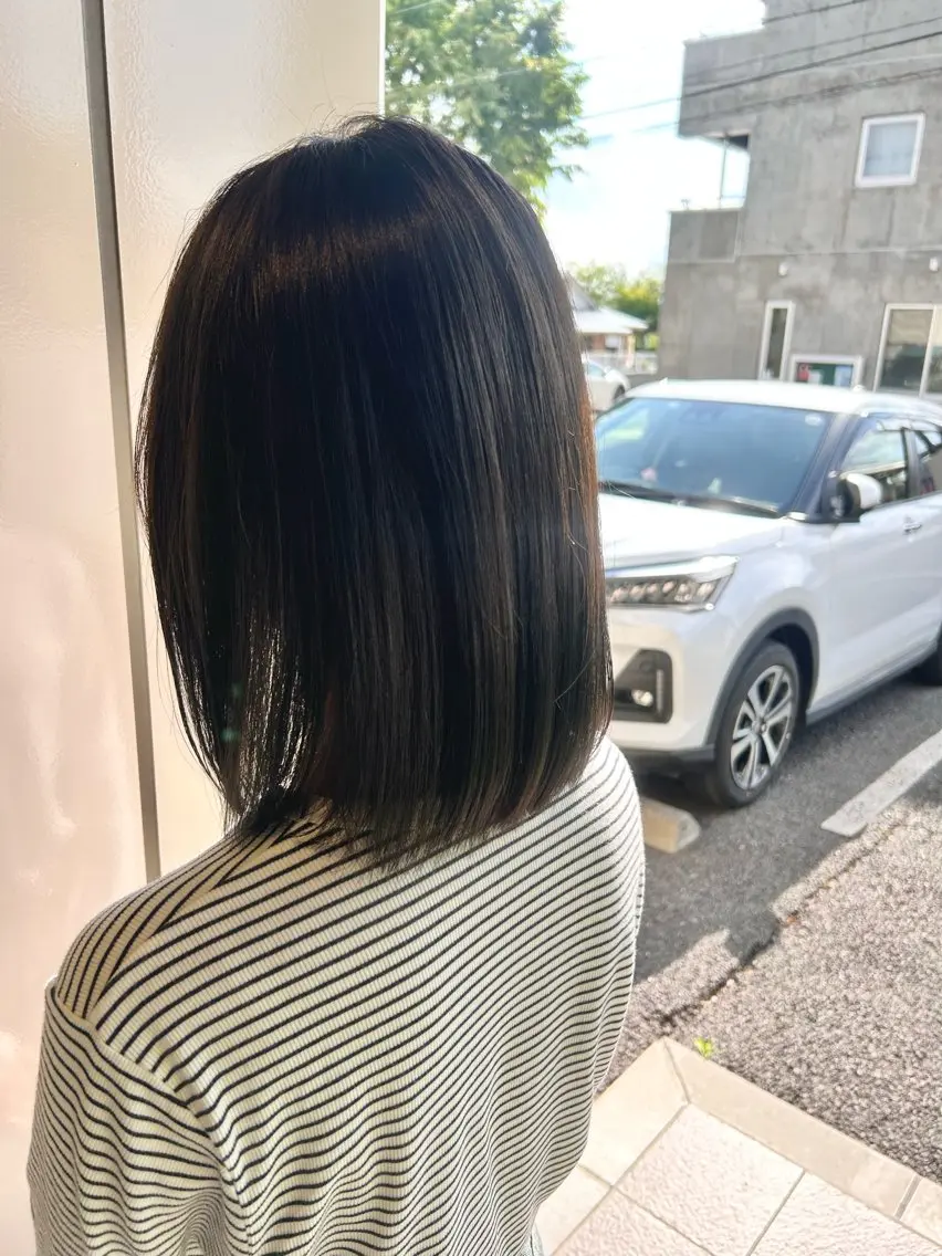 ミディアム ヘアカラー トリートメント 佐藤 匠のヘアスタイル