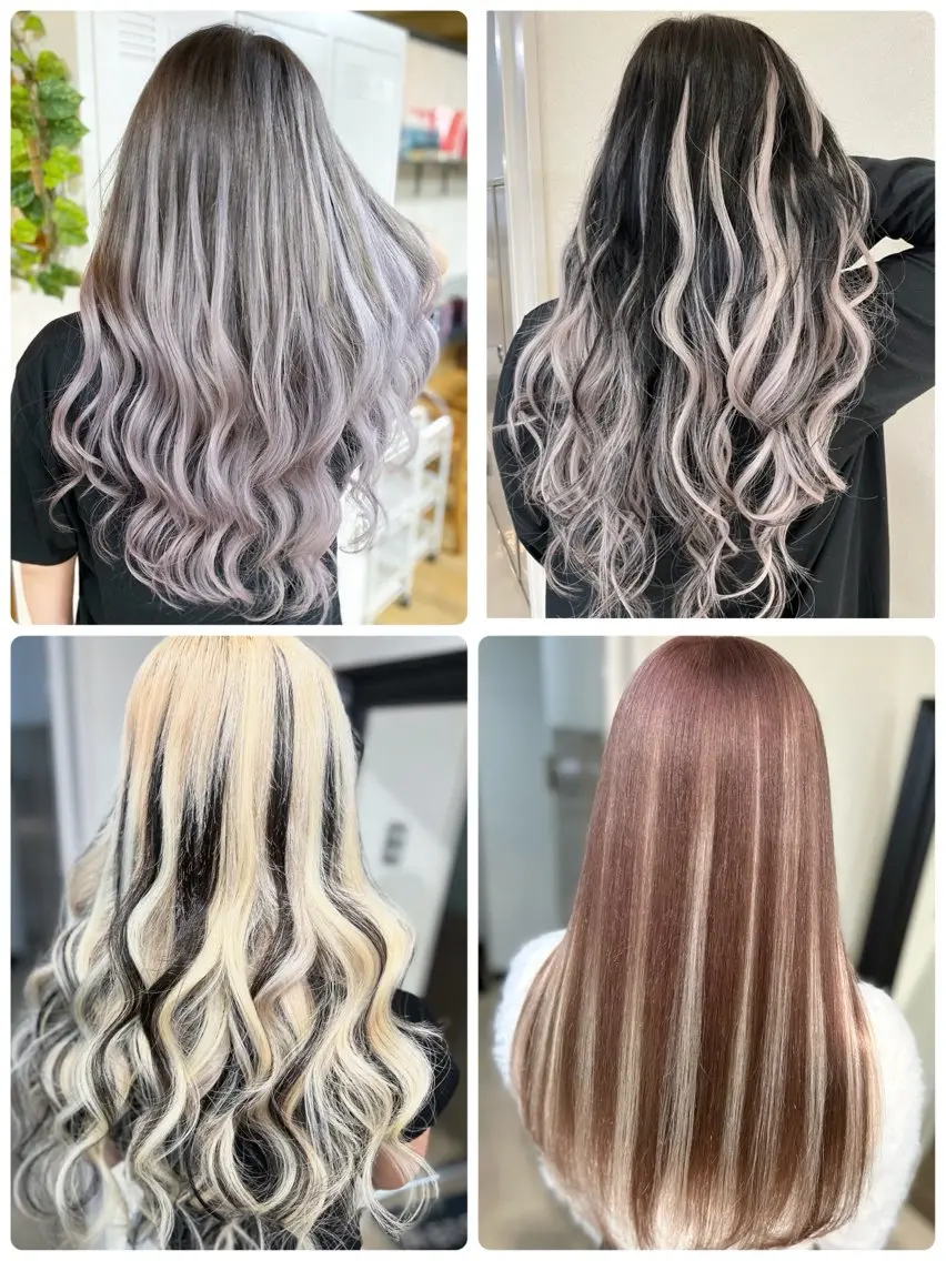 【❤️🔥ハイトーンロングにしたい方必見❤️🔥】ブリーチカラー+エクステ枚数相談クーポン🌈1枚¥380~の写真