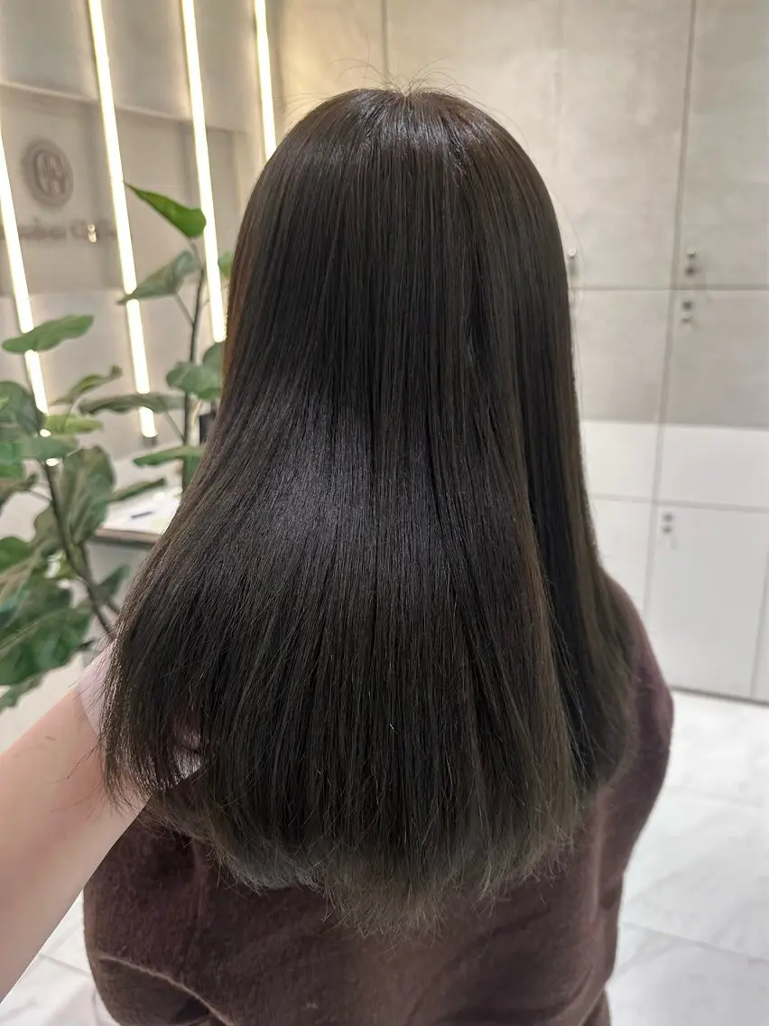 ミディアム ヘアカラー Rino🎀/盛れる 顔周りカット🪽✩のヘアスタイル