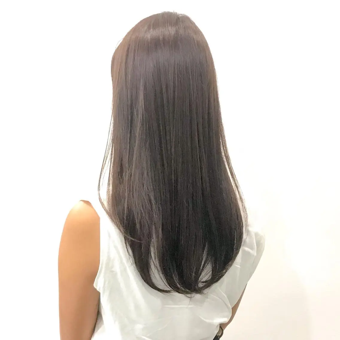 ロング カラー ブラウンカラー イルミナカラー 酸性縮毛矯正 店長浅野太郎のヘアスタイル