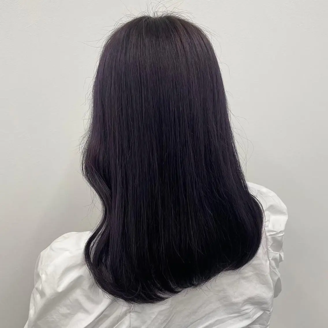 セミロング カラー ヘアアレンジ 💛ミルクティー 色落ち可愛い💛のヘアスタイル
