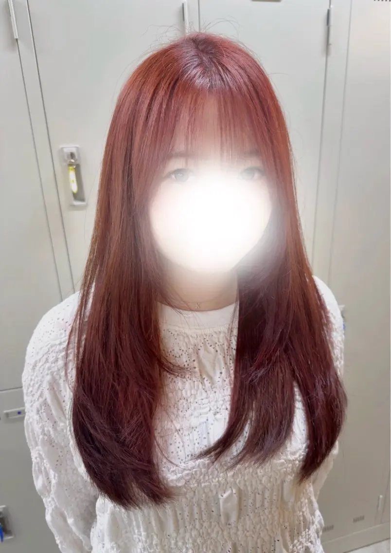 ロング ヘアカラー fand ERIのヘアスタイル