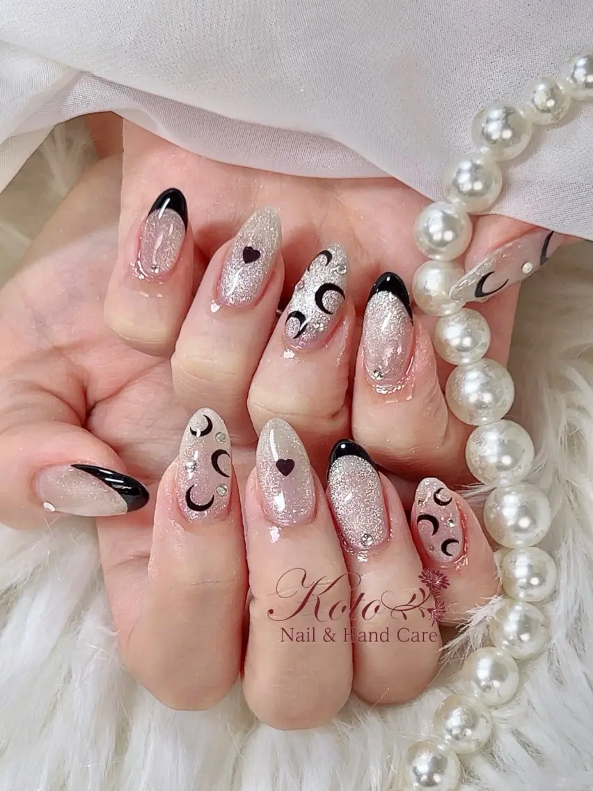 ネイル 長さ出し ジェルネイル 持ち込み ニュアンスネイル 赤色 ハンドネイル Nail Salon KOTOのネイルデザイン