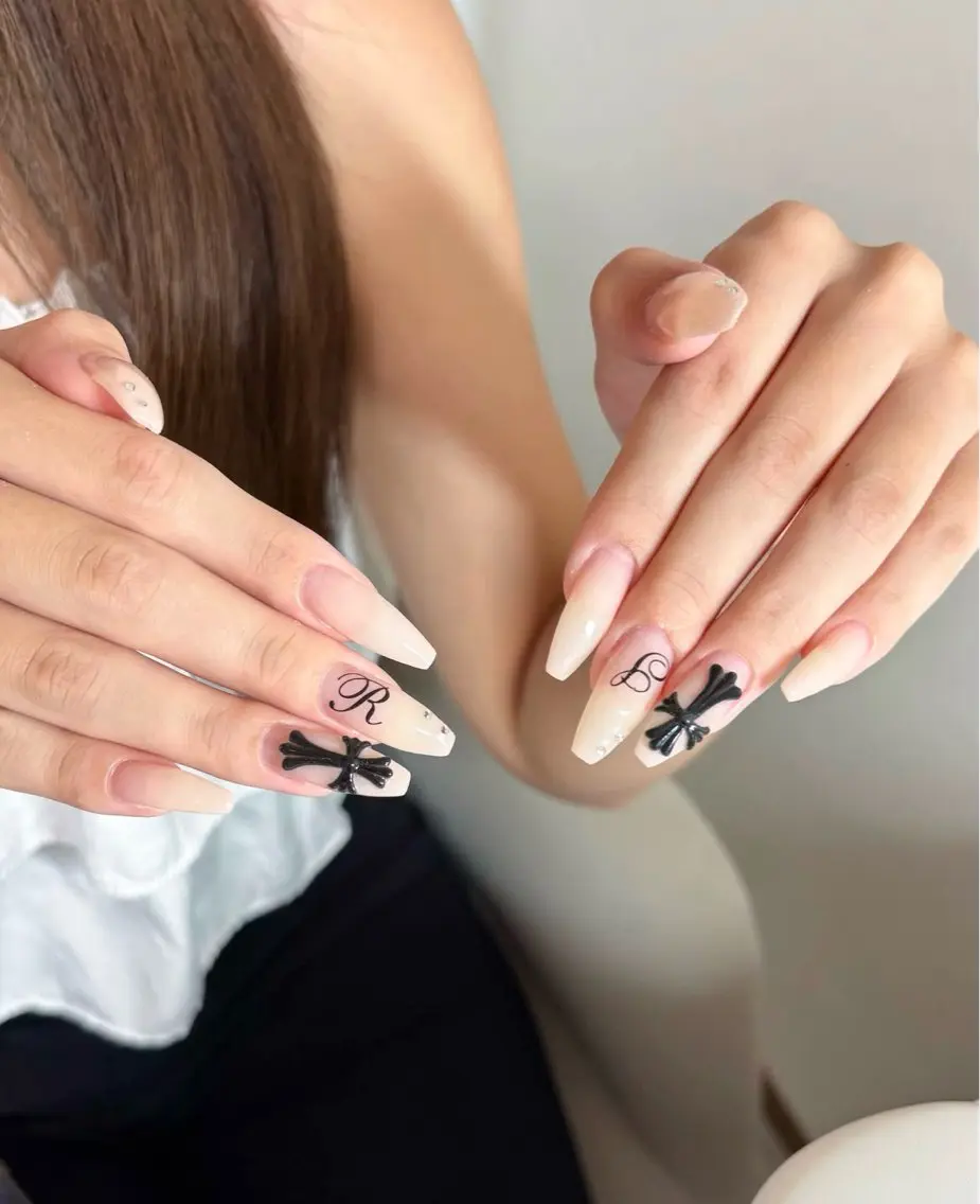 ネイル ボルドー ブラウン フレンチネイル マグネットネイル ニュアンスネイル ハンドネイル ANA.CHUO 本川越店舗のネイルデザイン
