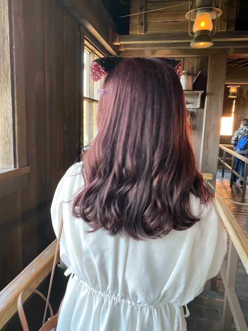 カラー 銀座：似合わせカラー オリーブ🫒アレンジのヘアスタイル