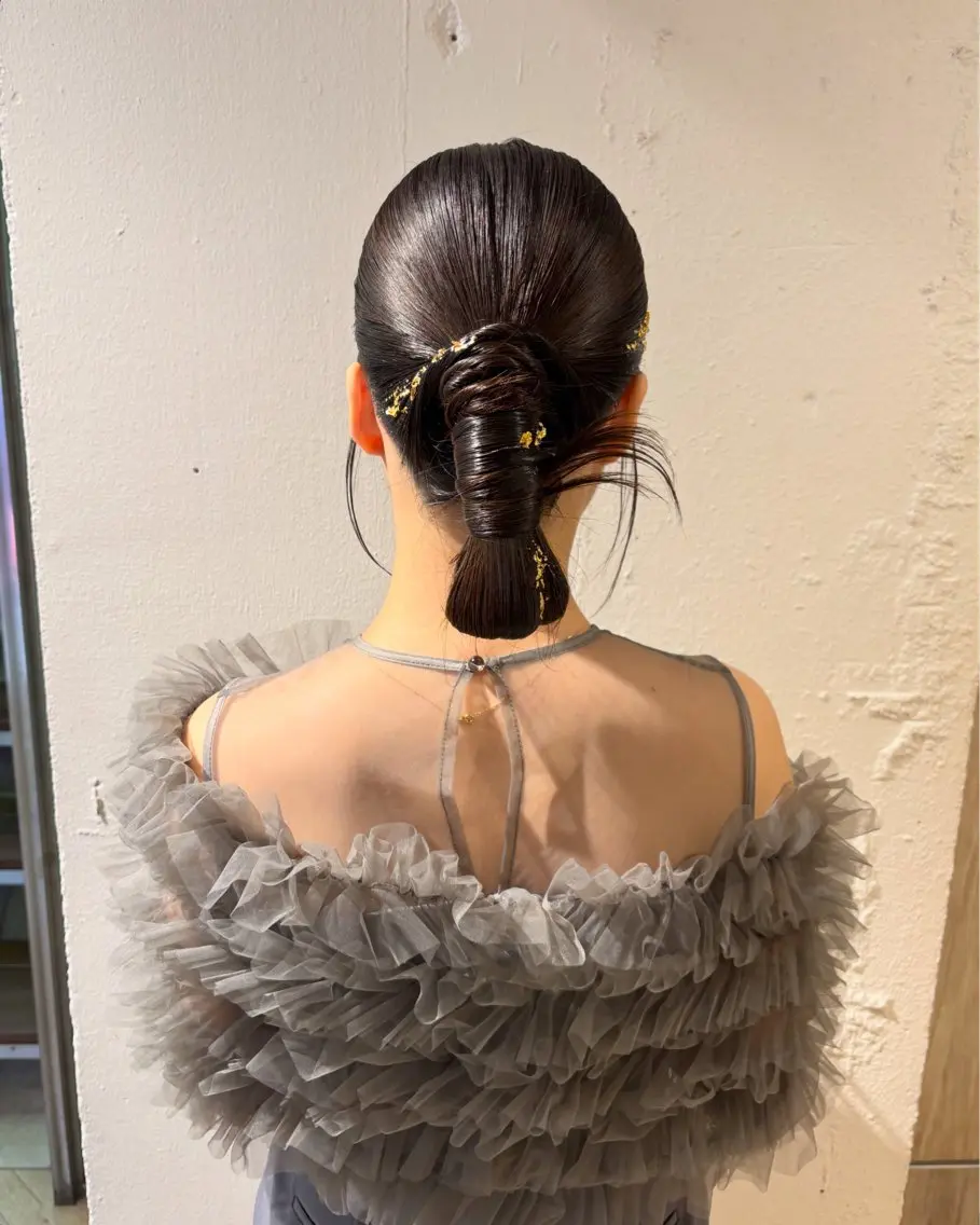 ヘアアレンジ ヘアセット サソウ ユリエ🥥のヘアスタイル