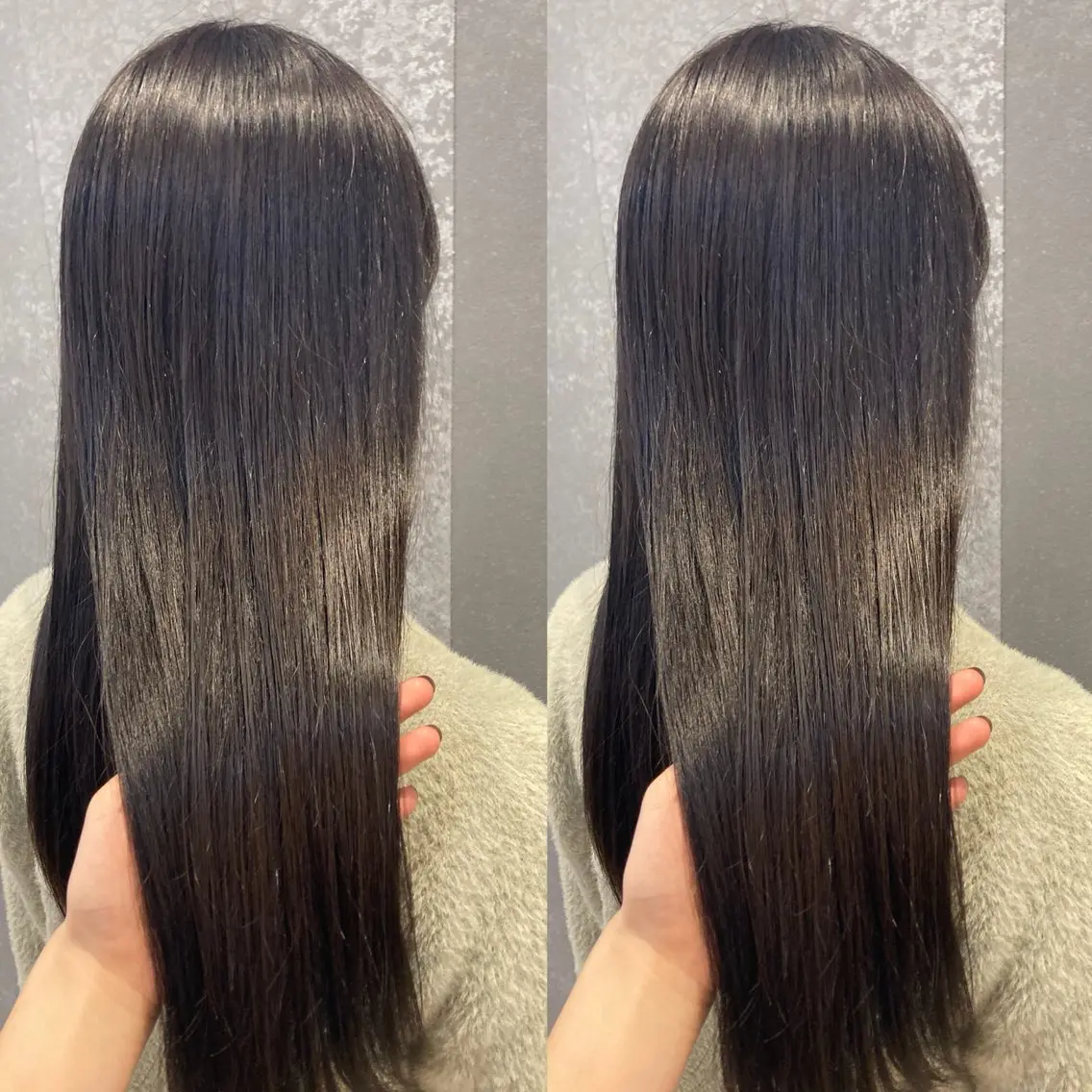 ロング アッシュ み うのヘアスタイル