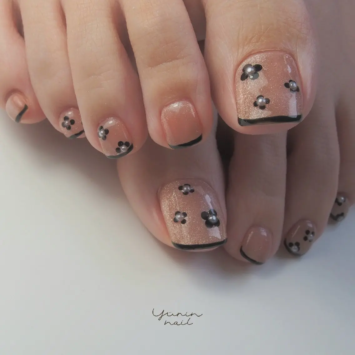 ネイル フットネイル マグネットネイル ショートネイル ショートネイル専門 yurin nailのネイルデザイン