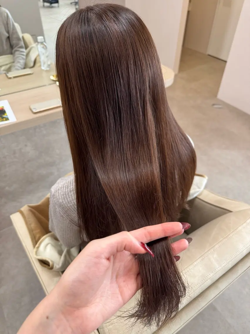 ロング 兼古 望羽のヘアスタイル