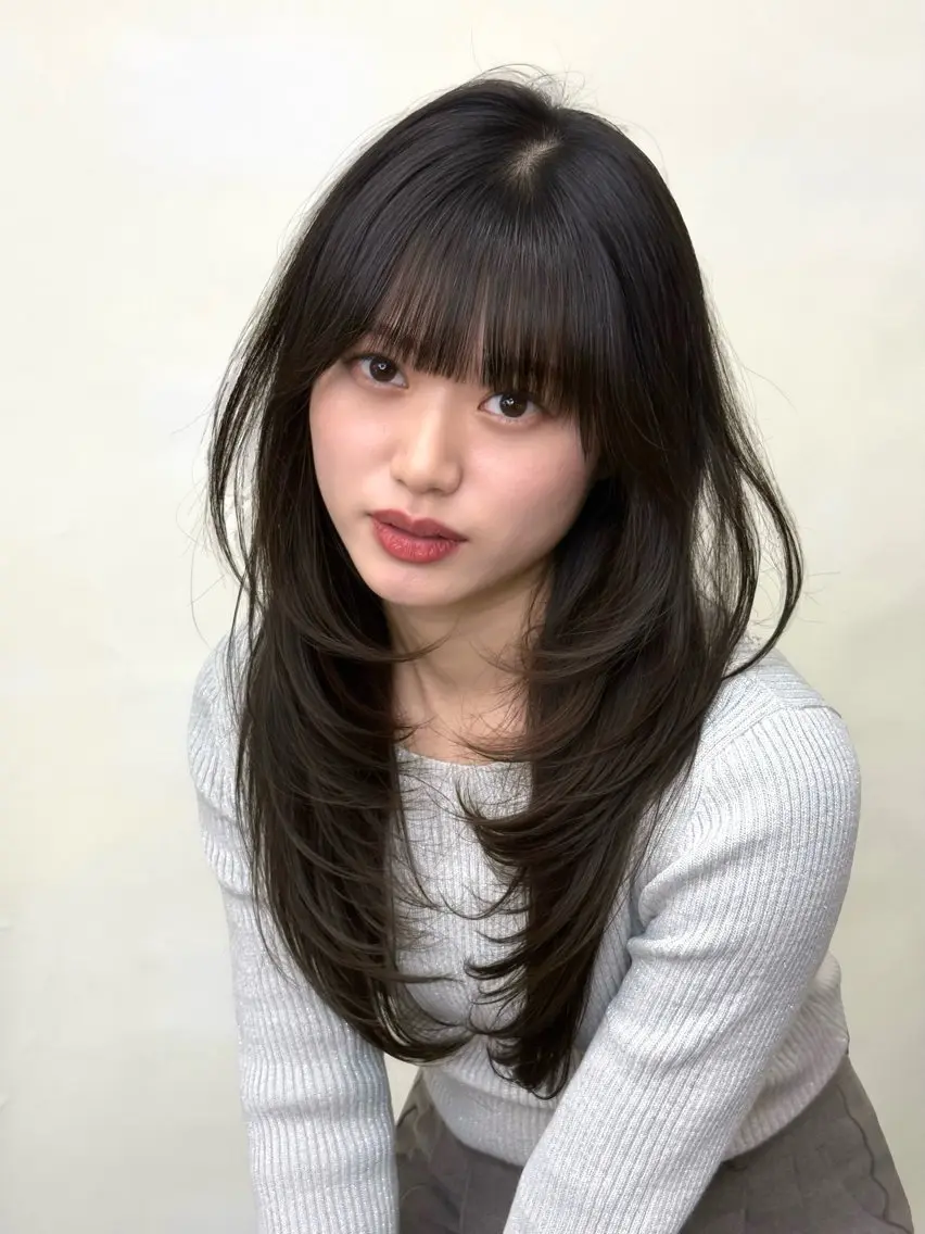 【ナカネおすすめ✨️】カット+質感再生トリートメント(髪質改善/名古屋/名駅/レイヤー)の写真