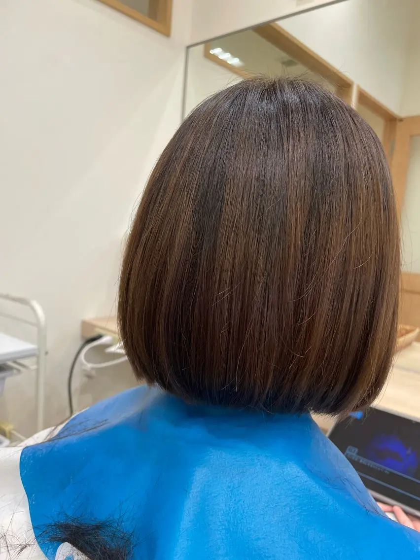 ショート ボブ カット ヘアカラー CRECE♪山下 琴未のヘアスタイル