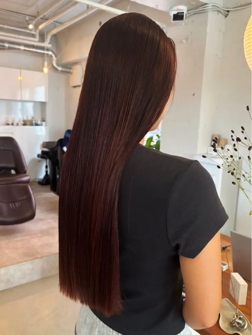 ロング 髪質改善 カット ヘアカラー トリートメント 🍑透明感hair ・NENE🍑のヘアスタイル