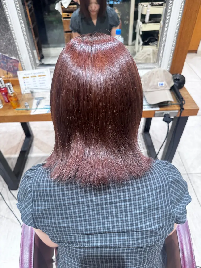 カラー 三留 愛未のヘアスタイル