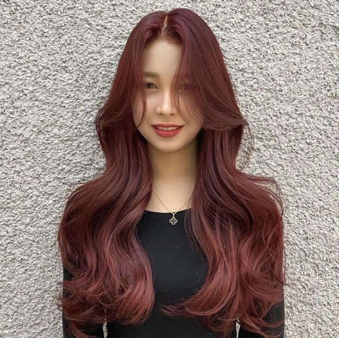 ロング カラー 顔まわりカット/艶髪 カラー✨けいとのヘアスタイル