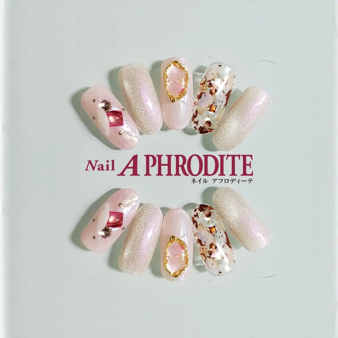 ネイル ジェルネイル ニュアンスネイル スカルプネイル ソフトジェル ネイルチップ ハンドネイル Nail Aphroditeのネイルデザイン
