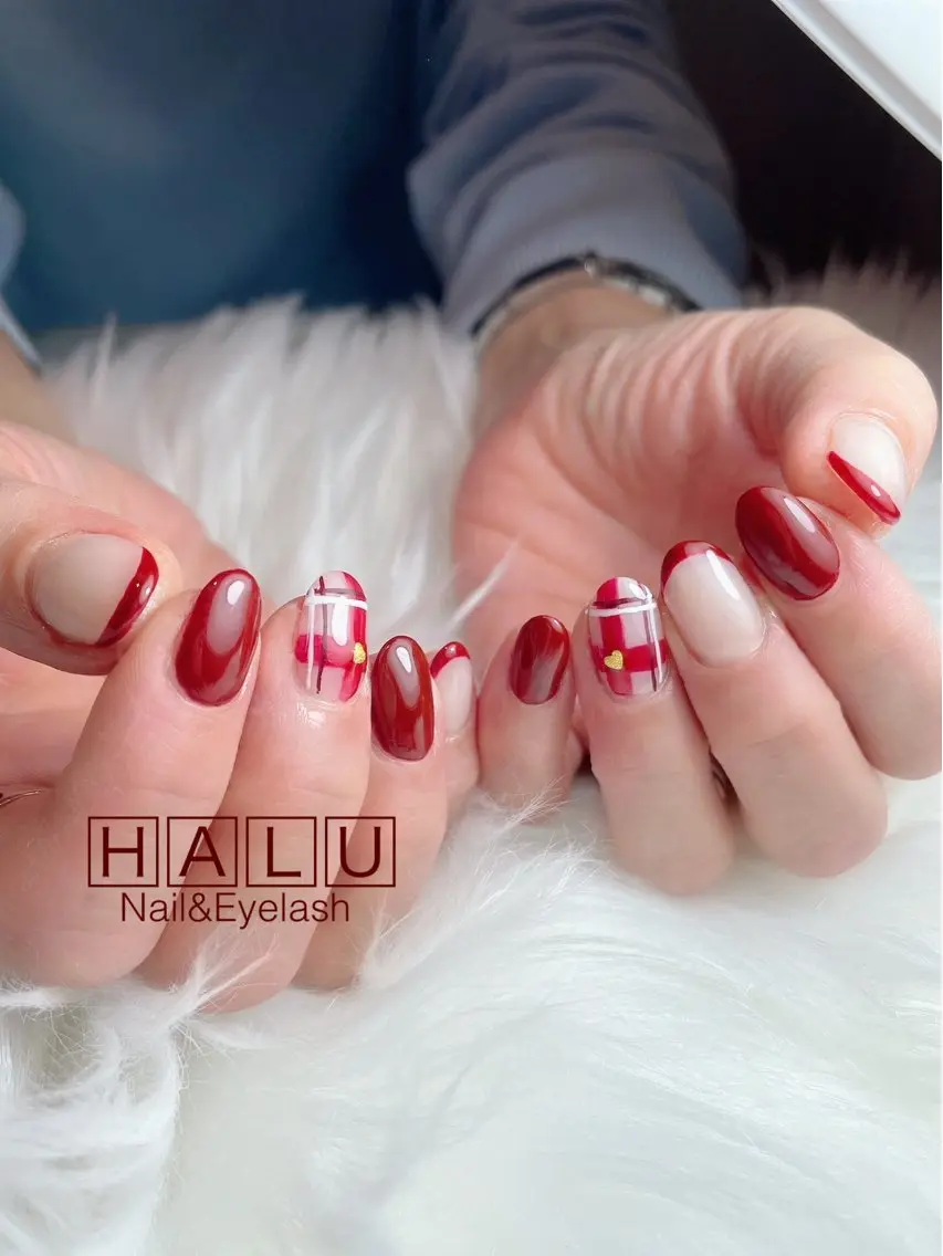 ネイル バレンタイン HALU ハルのネイルデザイン