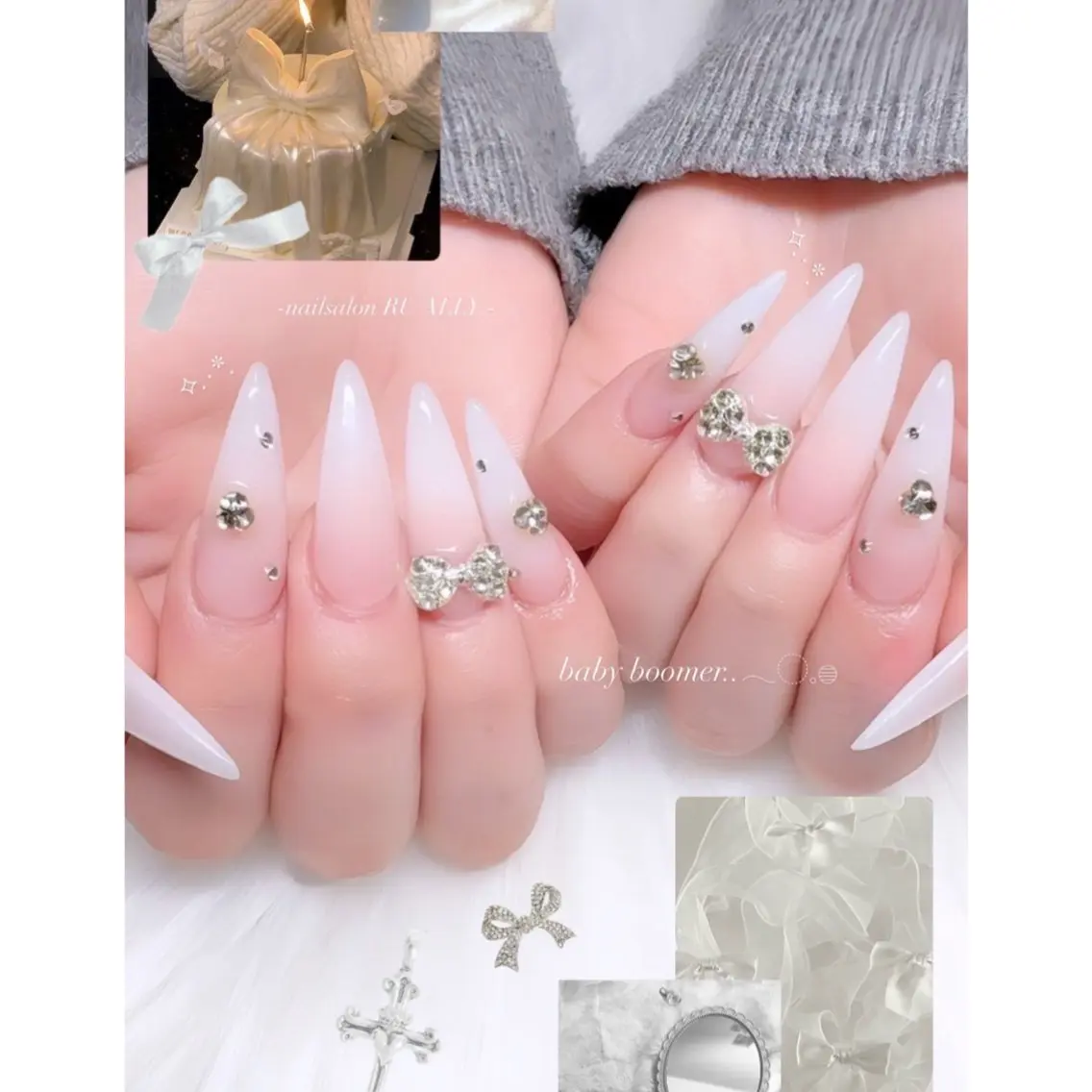 《オフ込み》 持ち込みデザイン10本アート 🎀ིྀの写真