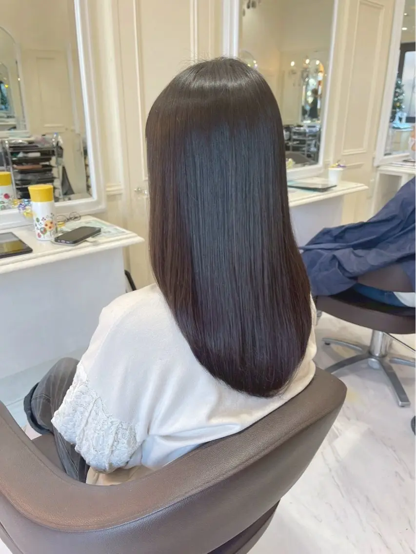 ロング カット トリートメント midori 🎀 ͗ ͗のヘアスタイル
