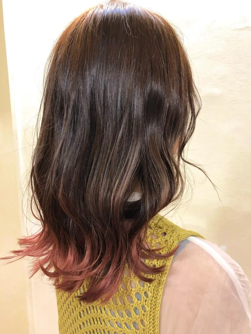 🌸イヤリングカラー or インナーカラー or 裾カラー＆トリートメント🌸🌸🌸🌸🌸🌸🌸🌸🌸🌸🌸の写真