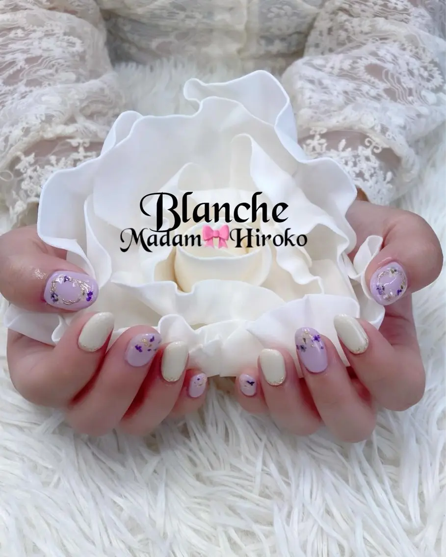 ネイル フラワーネイル 春ネイル Lianネイル 寛子Lianのネイルデザイン