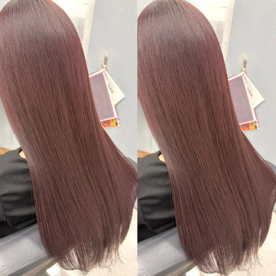 ロング カット ヘアカラー トリートメント 透明感カラー🪿🤍 顔まわりカットのヘアスタイル