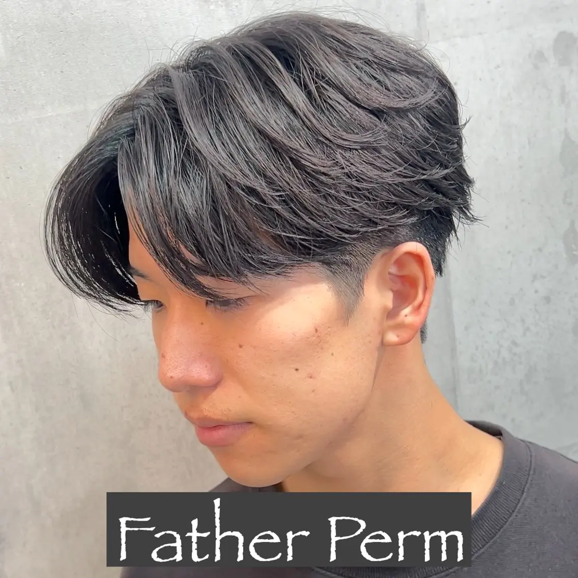 ミディアム パーマ ヘアアレンジ メンズ MENIN メンズ サロン 望月 涼太のヘアスタイル
