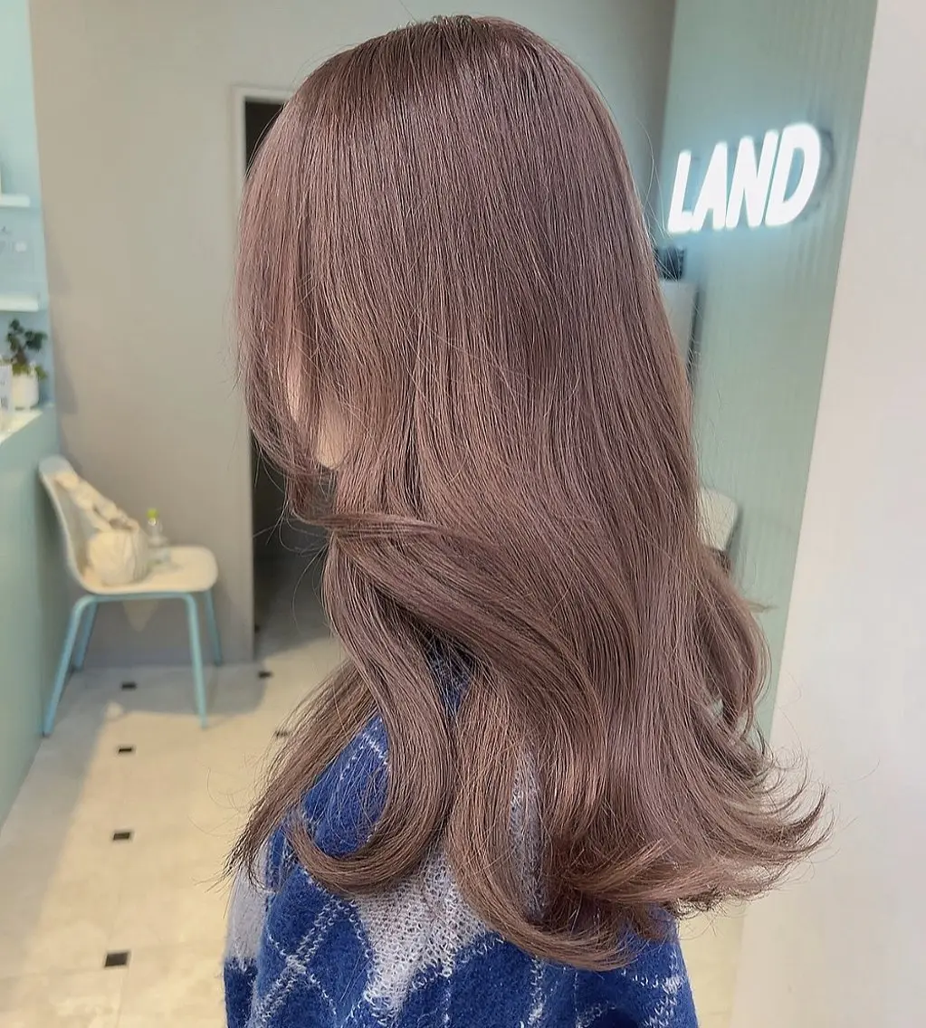 ロング カラー ヘアカラー トリートメント ヘッドスパ ヘアセット 🥞ベージュ系カラー 【すずきりほ】🥞のヘアスタイル