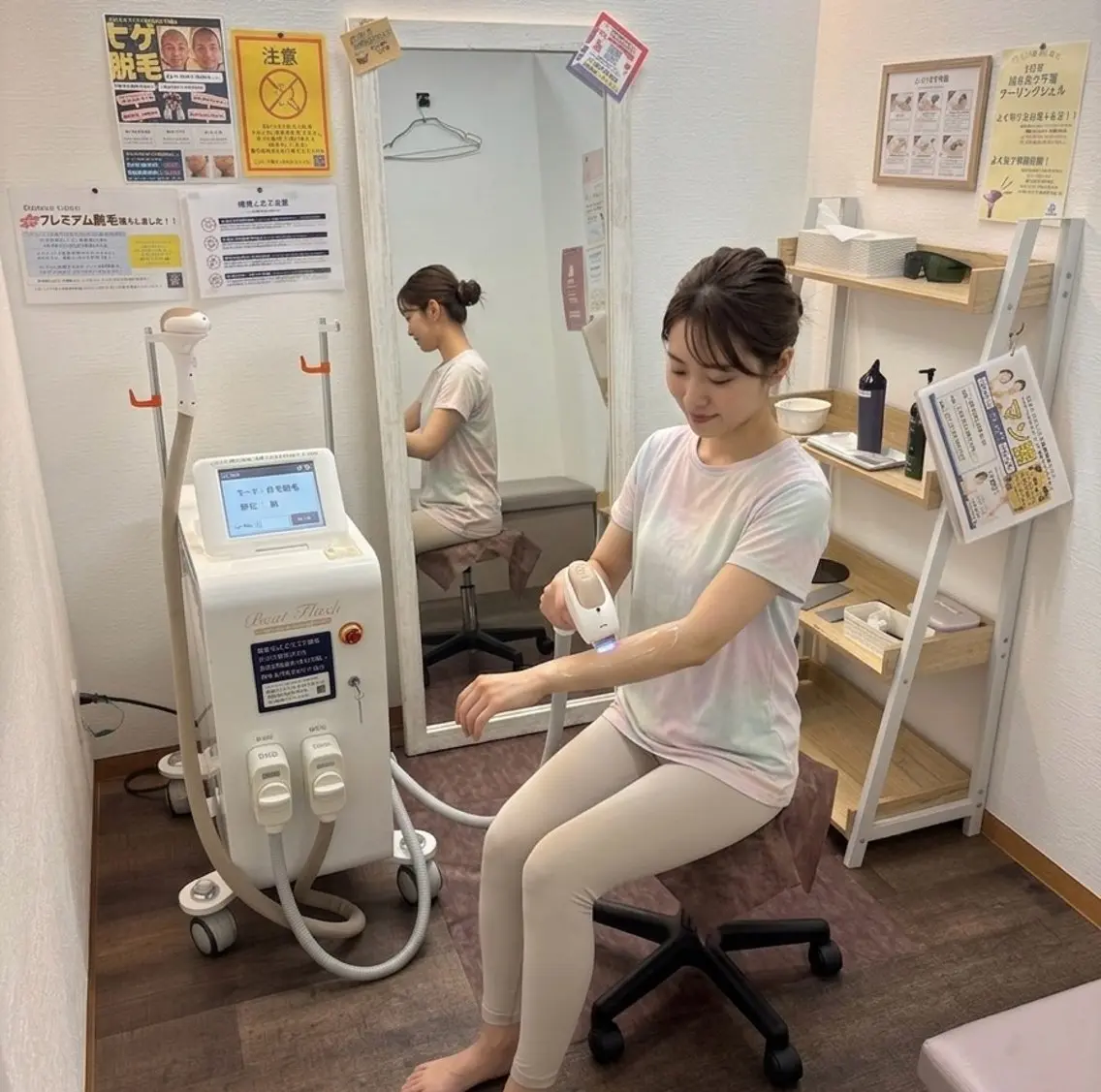脱毛 セルフ脱毛/美尻イス キングスサロン熊本のエステ・リラクイメージ