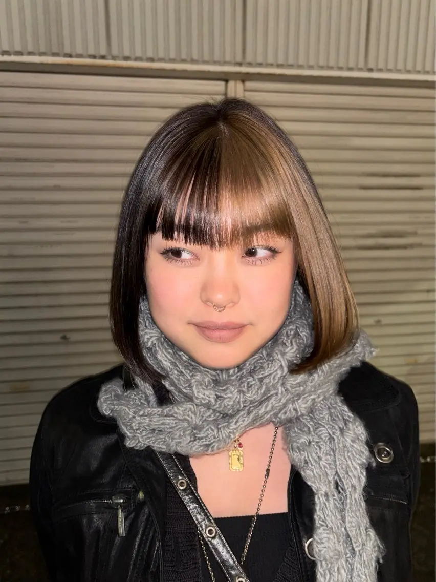 ショート ヘアカラー トリートメント ハードパーマ Rico💜のヘアスタイル