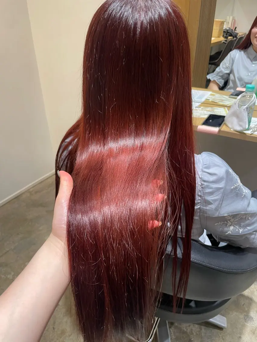 ロング カラー カット ヘアカラー ANY sayaᯓ★のヘアスタイル