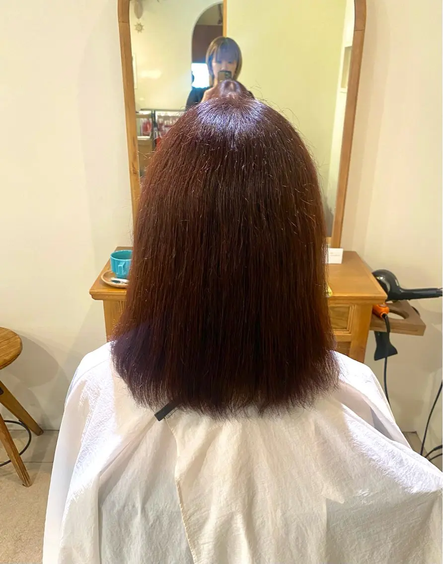 ミディアム LiC えりのヘアスタイル