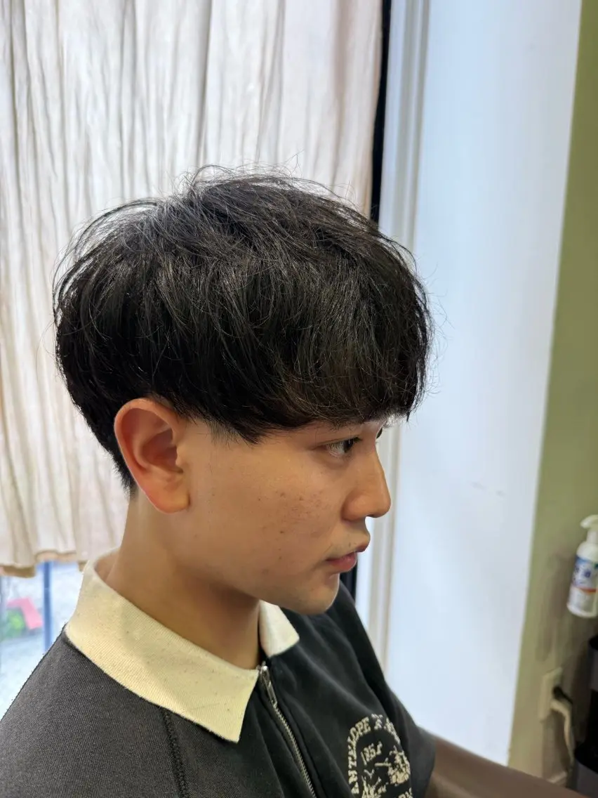 ショート メンズ マッシュ 溝口 槙里也のヘアスタイル