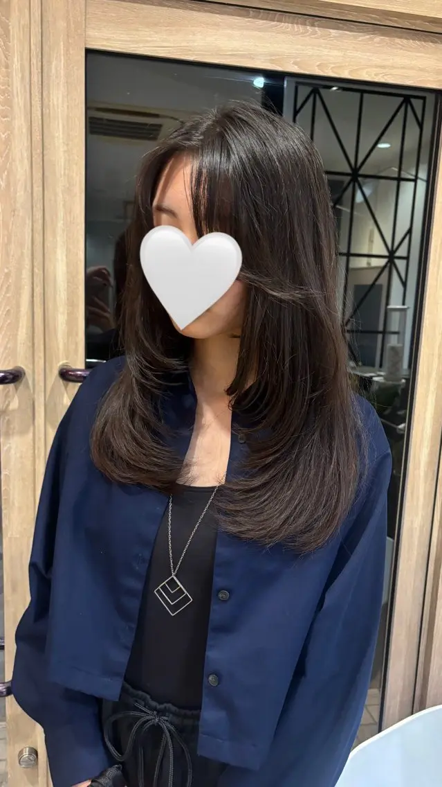 ロング レイヤーカット 大橋 彩香のヘアスタイル