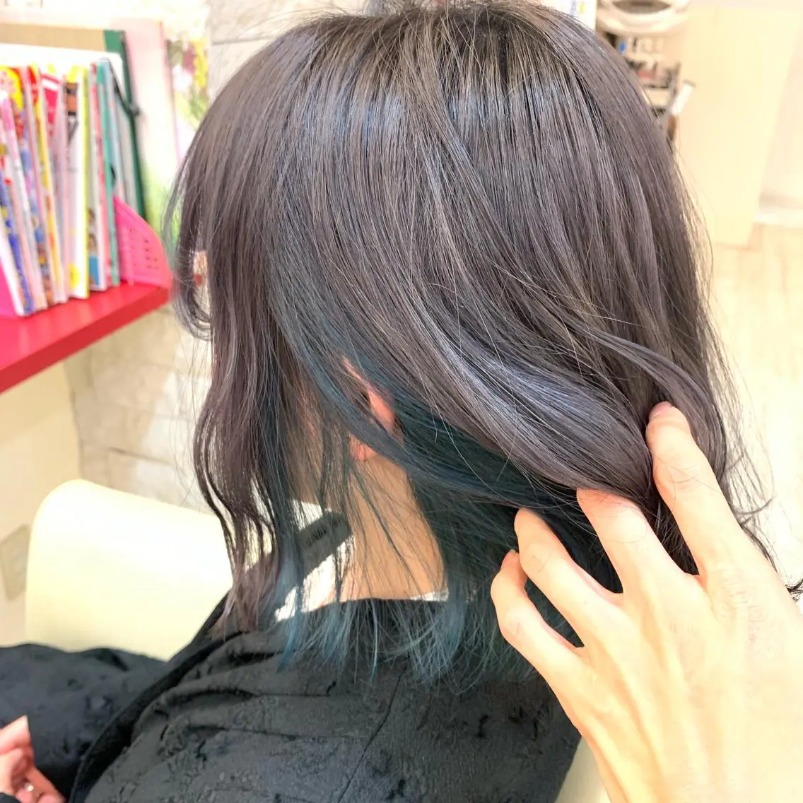 ミディアム カラー 櫻井 なんなのヘアスタイル