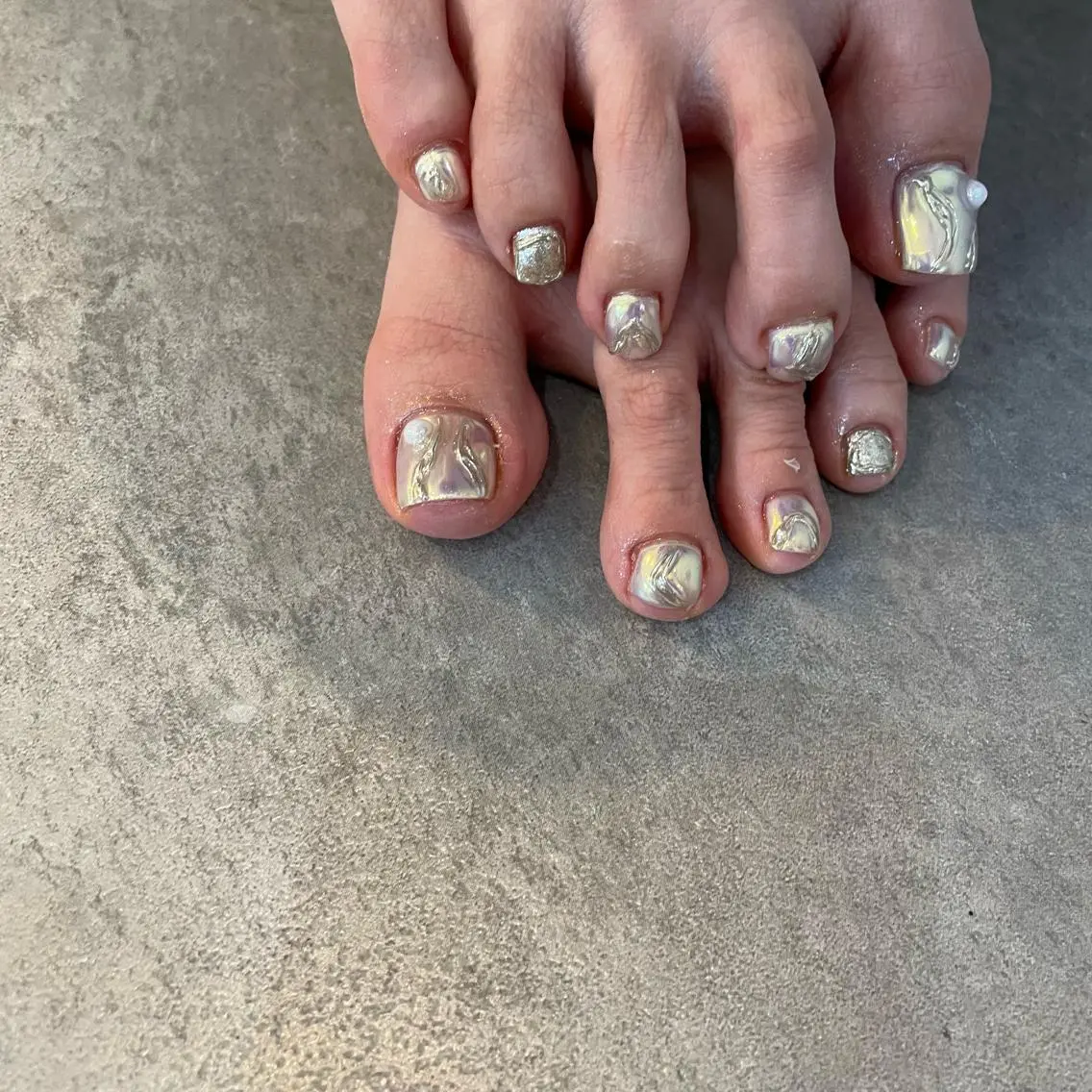 ネイル オーロラネイル Nail Salon Gummi.のネイルデザイン