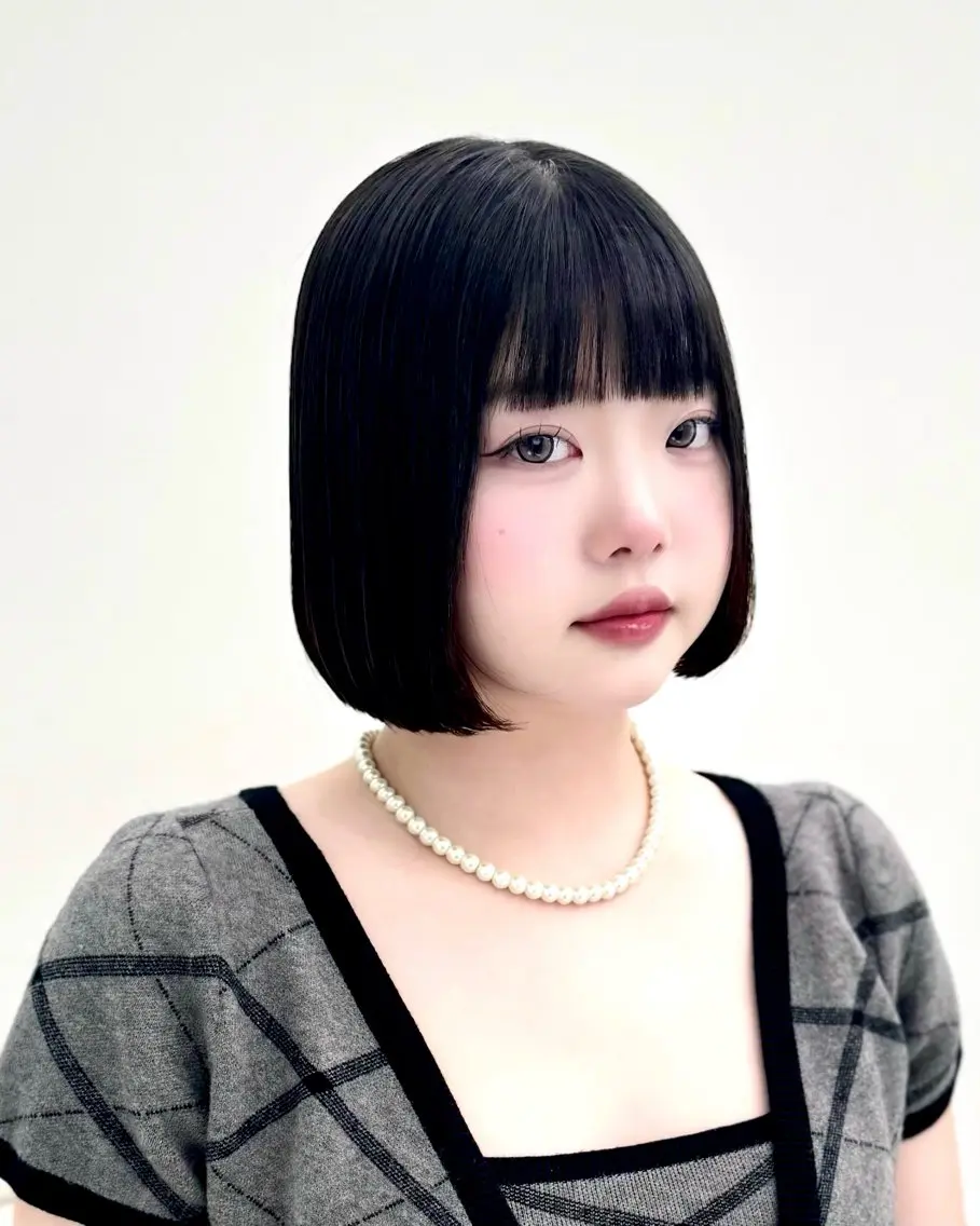 ショート カラー ヘアアレンジ カット ヘアカラー トリートメント ヘッドスパ ヘアセット 縮毛矯正🤍 ボブ/ HIKARIのヘアスタイル