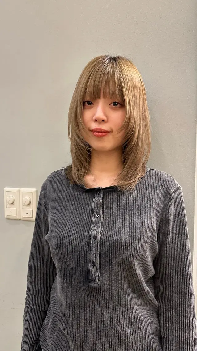 ミディアム ショートカットパー マ🫧kotoneのヘアスタイル