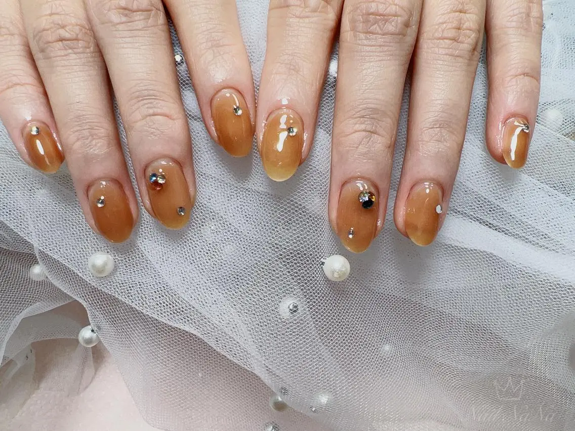 ミディアム カラー ネイル ハンドネイル Nail NaNaのネイルデザイン