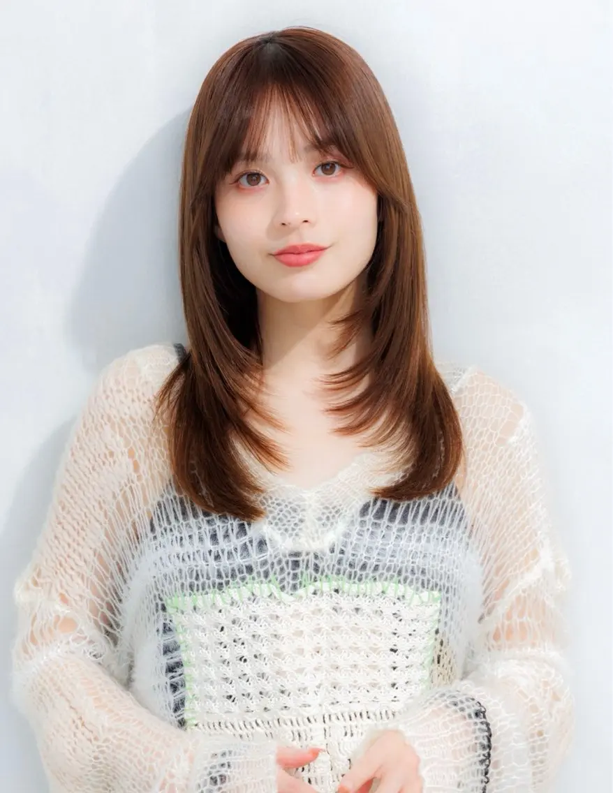 🎀韓国風レイヤーカット🎀の写真