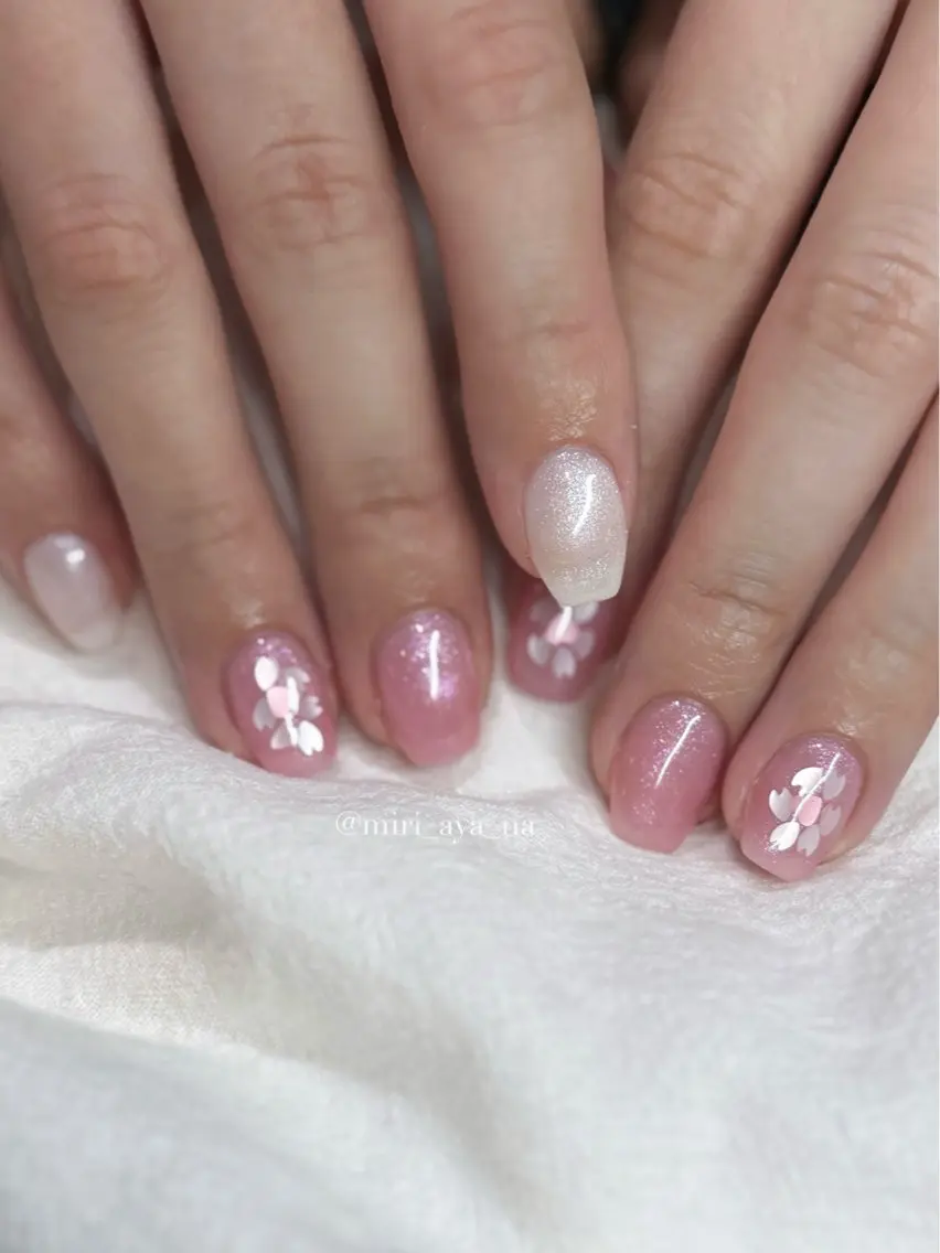 ネイル ハンドネイル 新宿代々木/キレイめ ちゅるん/miriのネイルデザイン