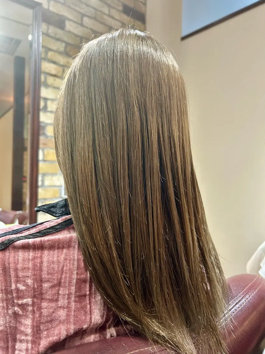 ミディアム ヘアカラー feelrefine Kaori🌻のヘアスタイル